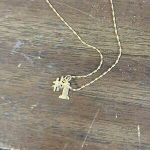 #1 14kt Pendant with Chain